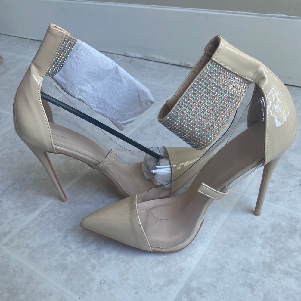 NEW Bedazzeled high heels